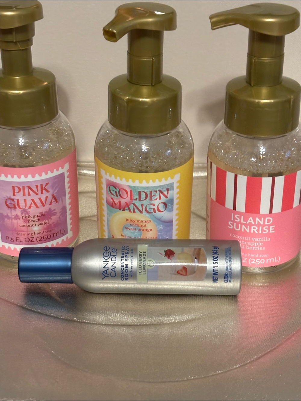 Yankee Candle & Distant Lands Tropical Fruit Hand Soap & Room Spray Bundle!
